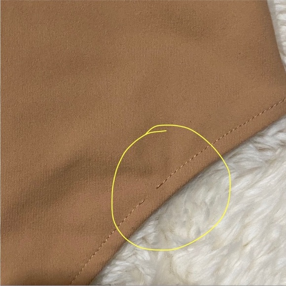 Free People Intimately Tan Sleeveless Cross-Back Bodysuit Size XS - Picture 9 of 13